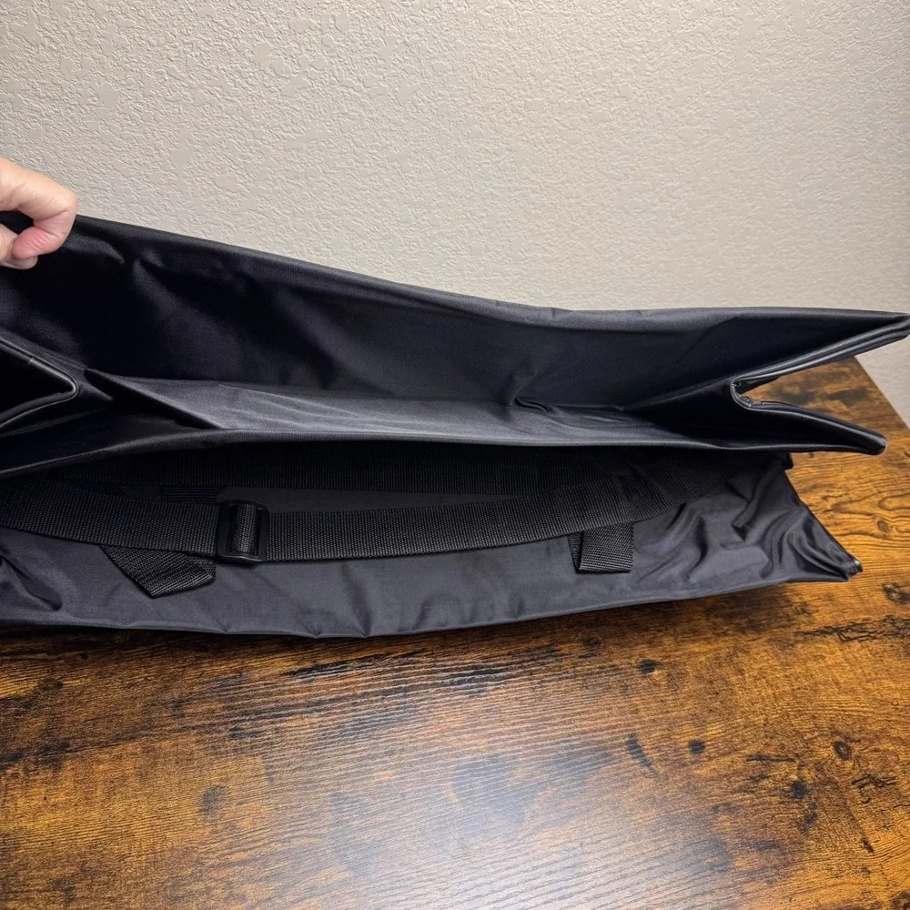 Drakkar‎ Noir Duffle Bag Black Red Travel Gym Weekender Tote NWT Vintage 90s